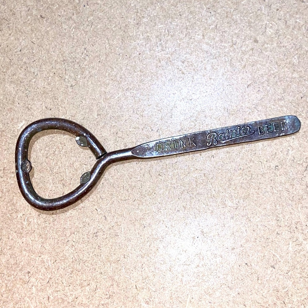 VINTAGE Rainier San Francisco Bottle Opener 4.5”